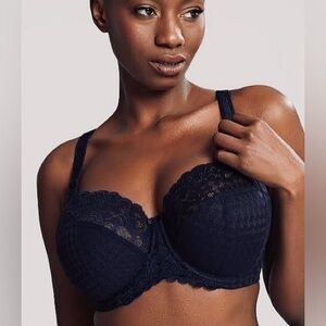 Panache Envy Balconnet Bra Navy UK/US 32GG *like new*